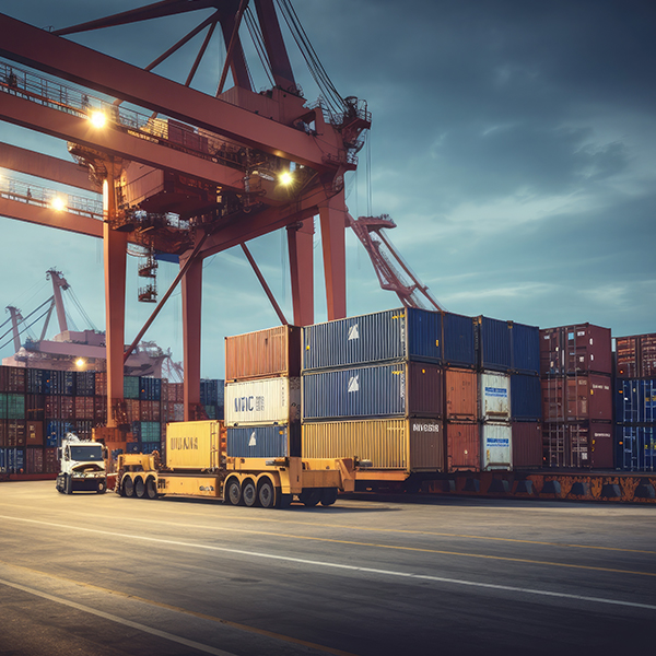 Depozit logistic Palet.ro cu paleți aranjați