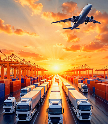 Stivuitor manipulând un palet în depozitul nostru