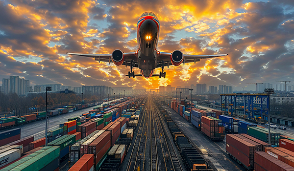 Camion Palet.ro pe șosea, transportând paleți