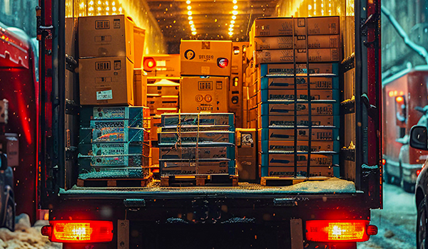 Livrare express de palet cu camioneta