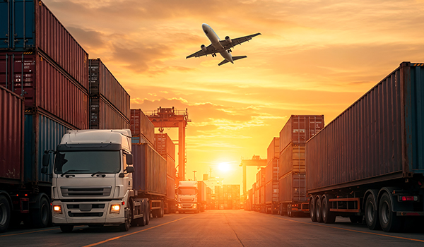 Hartă logistică end-to-end pentru transport paleți